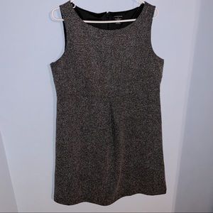 Lands End dark gray jumper dress